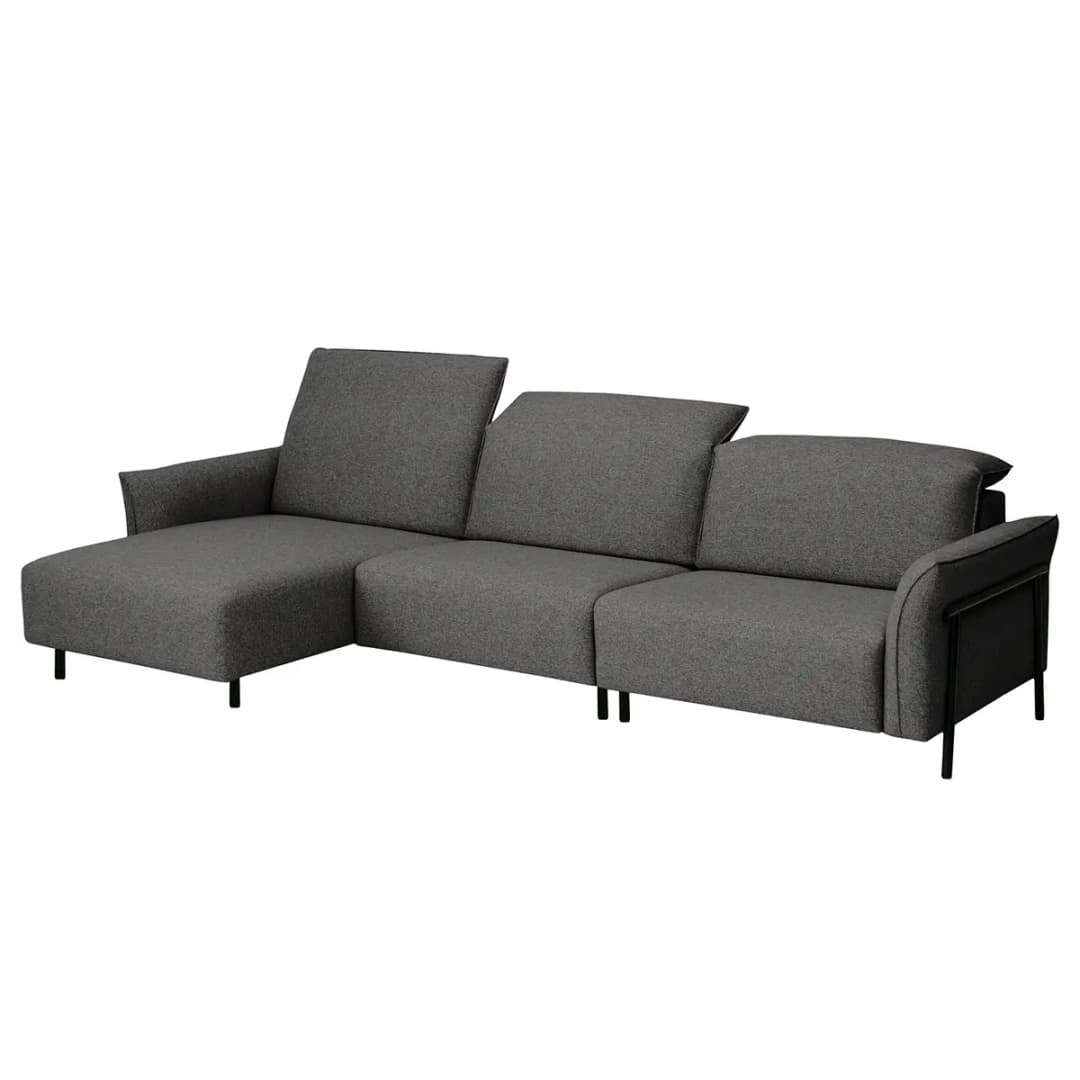 Ecksofa Ribigill | Grau