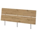 Kopfteil 145cm Braun/Eiche Artisan Dekor ohne Beleuchtung | Braun