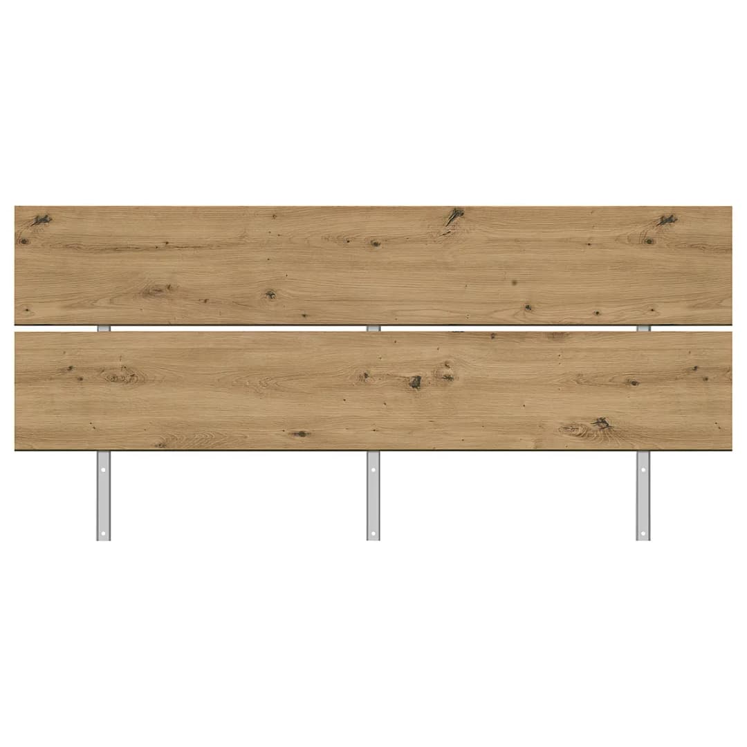 Kopfteil 145cm Braun/Eiche Artisan Dekor ohne Beleuchtung | Braun