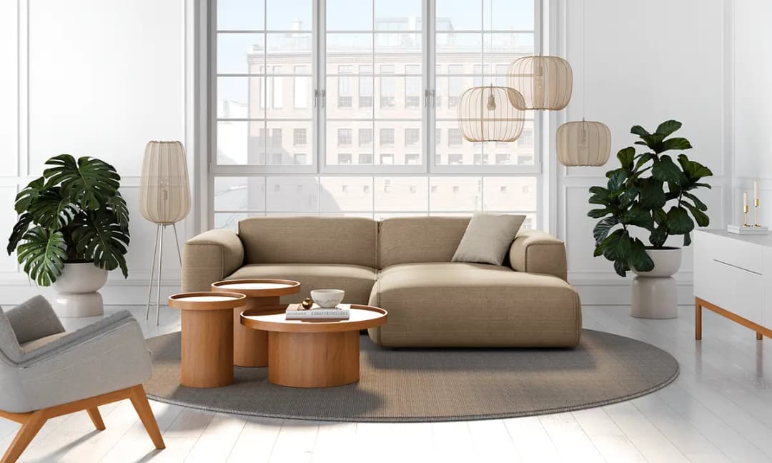 Ecksofa Snor | Braun