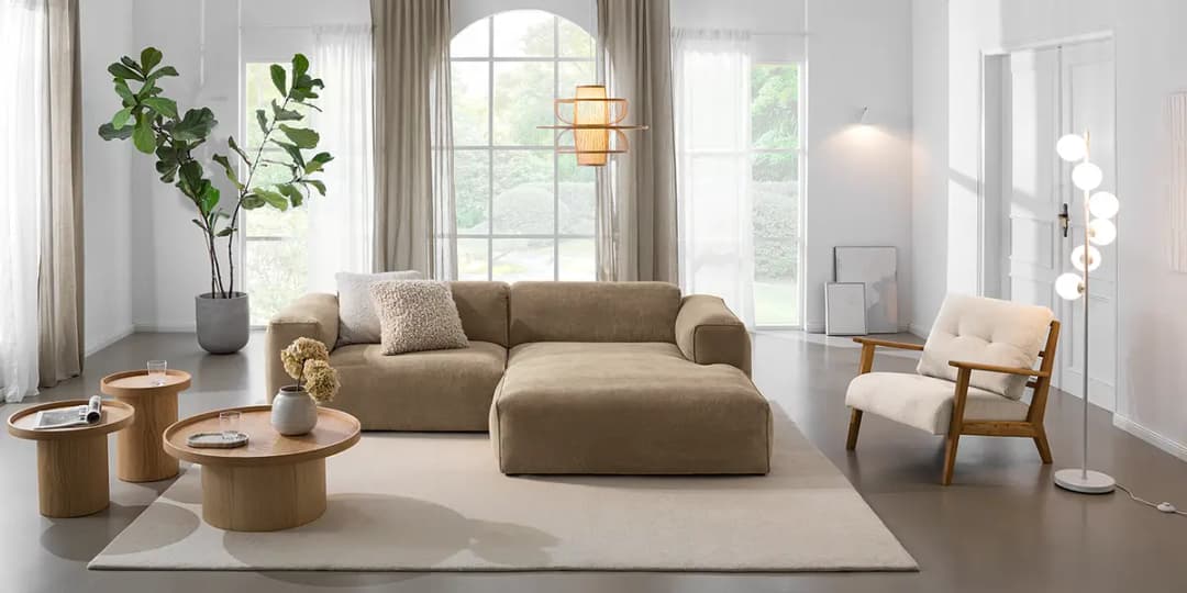 Ecksofa Snor | Braun