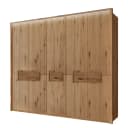 Massiver Drehtürenschrank 252cm Braun | Braun