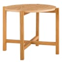 Beistelltisch RECODITO Ø 50cm Braun/Beige/Eiche | Holztöne