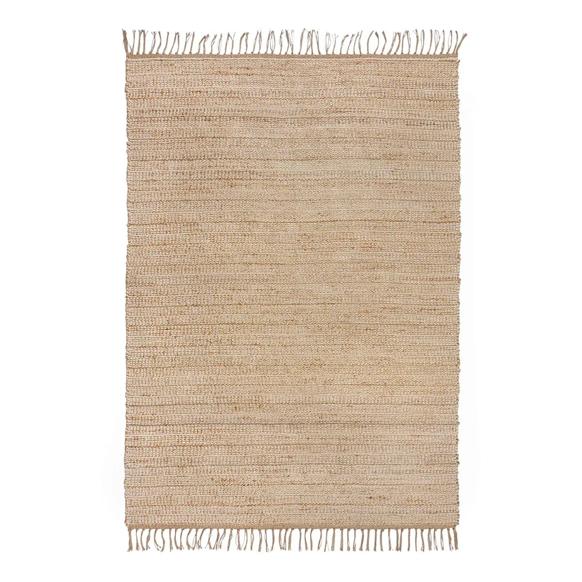 Juteteppich Levi Weiß/Beige 200 x 290cm | Beige