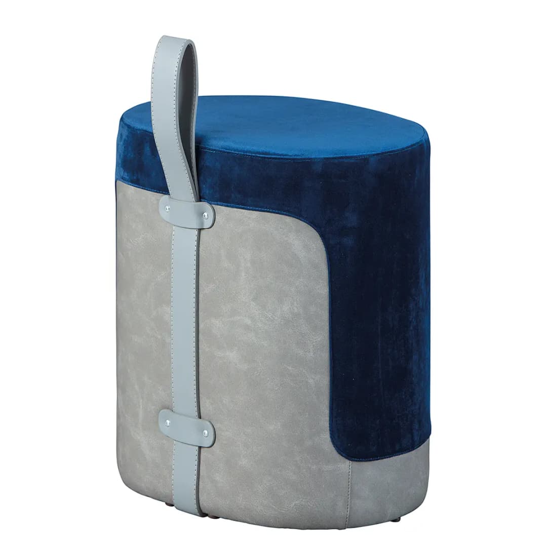 Polsterhocker Osane | Blau