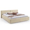 Polsterbett 180 x 200cm Cordstoff Poppy Beige | Beige