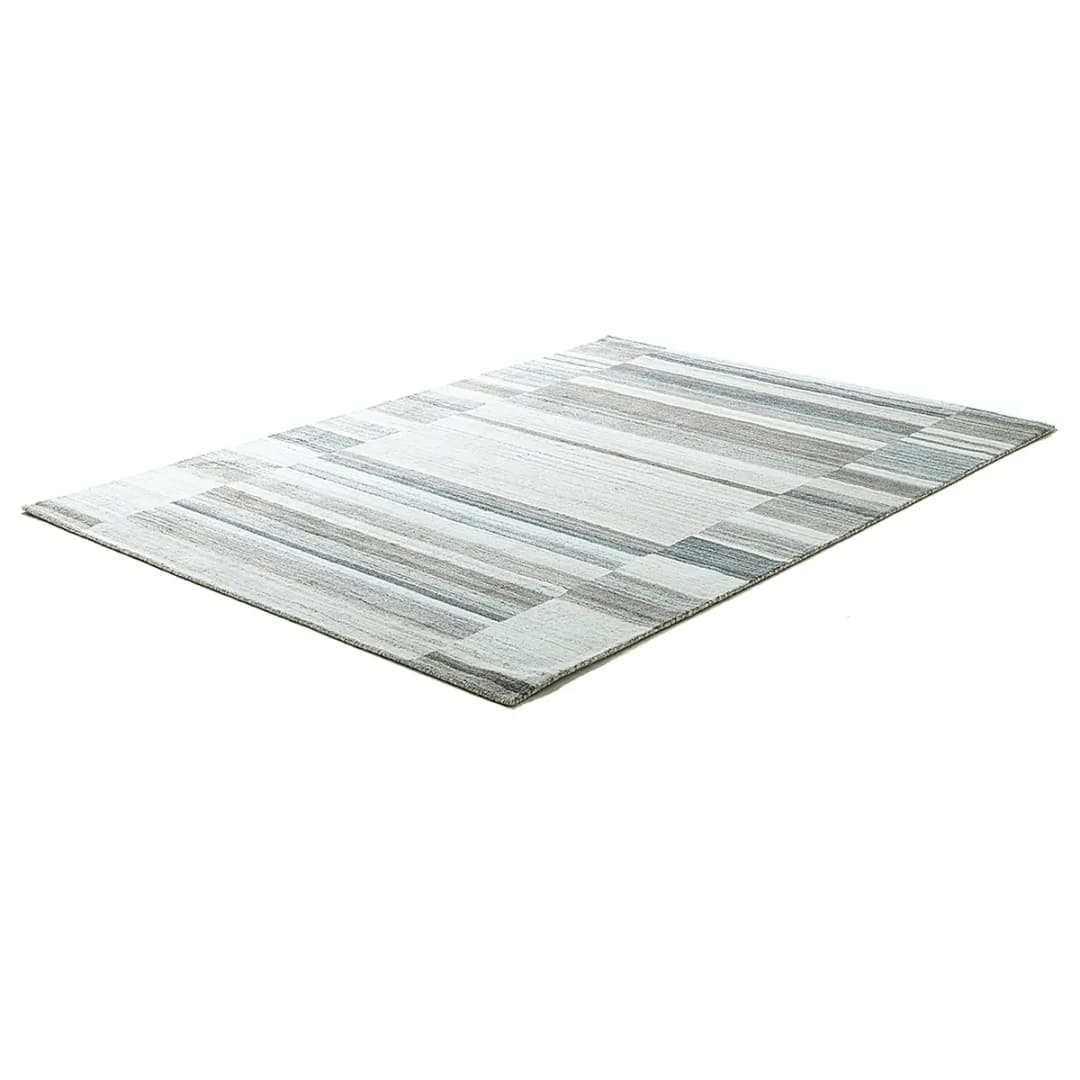 Kurzflorteppich Montana Luxury 973 Grau 200 x 300cm Seide