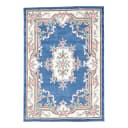 Kurzflorteppich Ming Blau/Blau 290 x 390cm | Blau