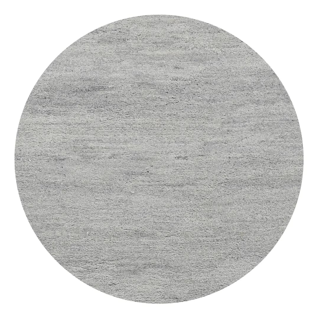 Wollteppich Taza Royal V Grau/Sandgrau 250 x 250cm Wolle | Grau