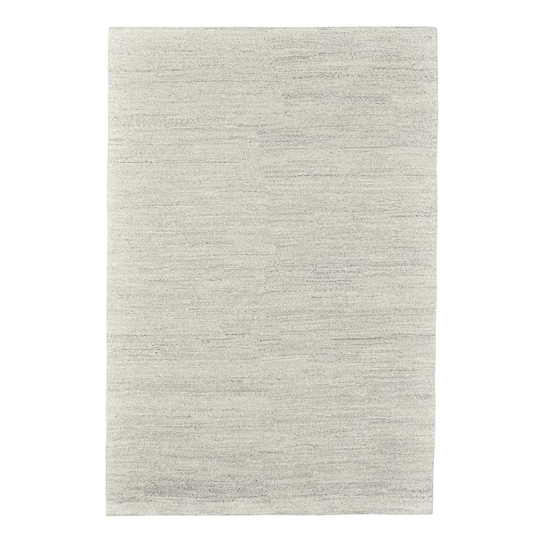 Wollteppich Taza Royal Uni Grau/Sandgrau 200 x 250cm Wolle