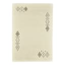 Wollteppich Taza Royal 609 Rund Weiß 200 x 250cm | Weiß