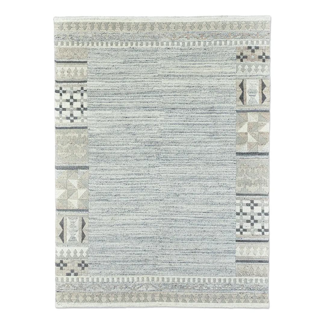 Wollteppich Nakarta 6030 Grau/Grau 250 x 350cm Wolle | Grau