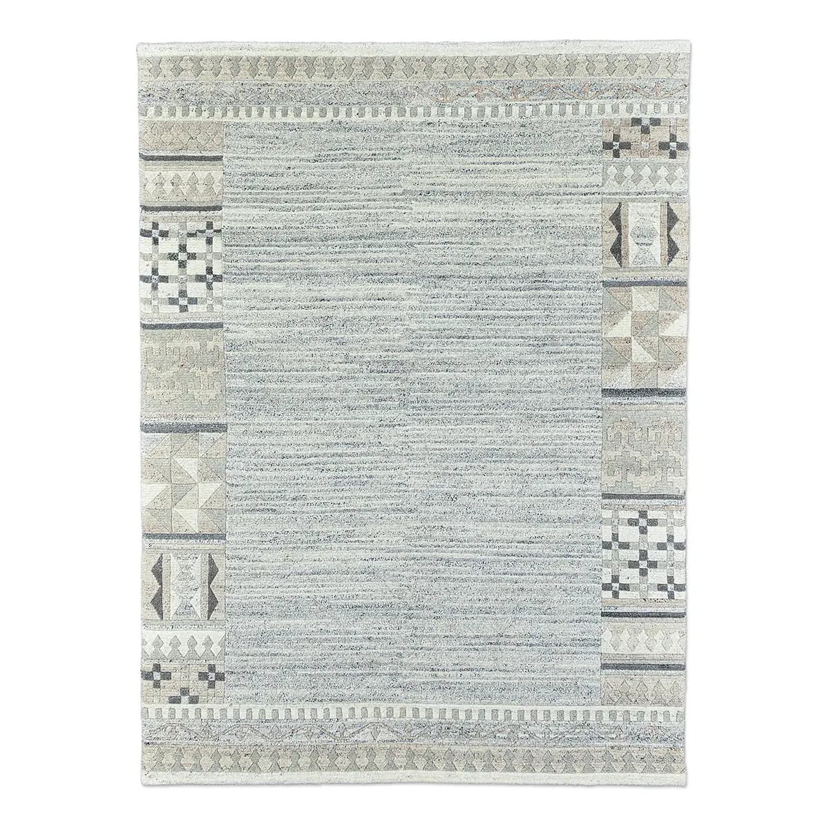 Wollteppich Nakarta 6030 Grau/Grau 250 x 350cm Wolle | Grau