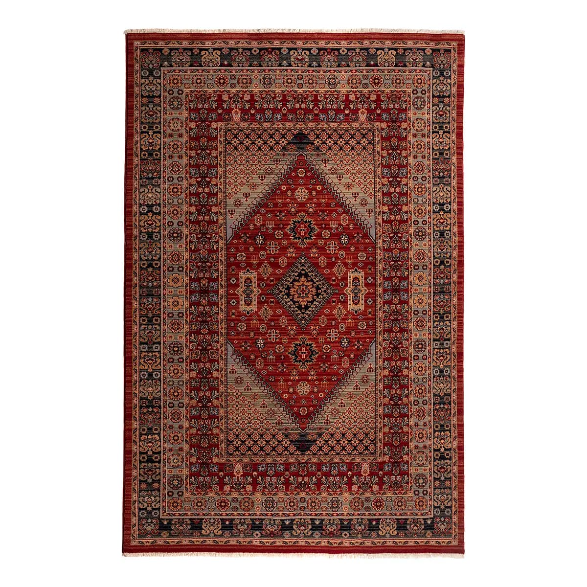 Wollteppich Saharna 2400 Multicolor | Mehrfarbig