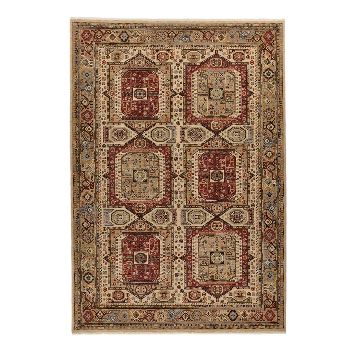 Wollteppich Saharna 7275 | Mehrfarbig