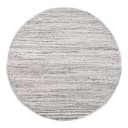 Royal Berber Uni Rund Teppich | Grau