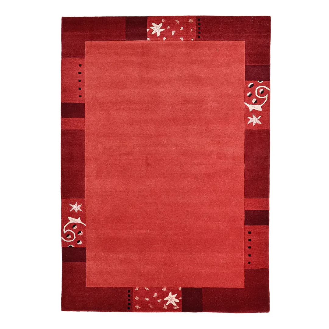 Wollteppich Royal Ganges | Rot