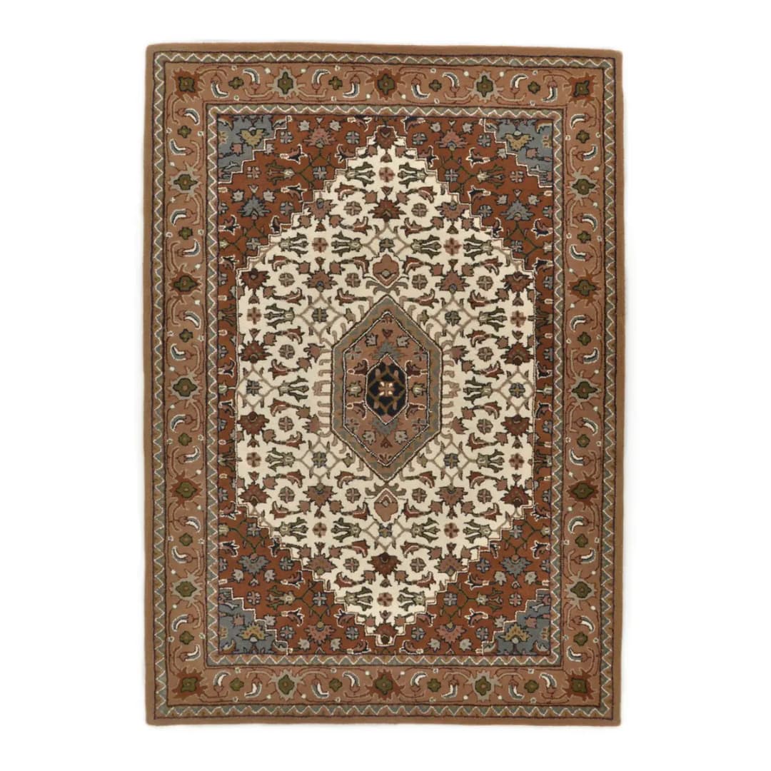 Royal Persian Bidjar Wollteppich | Beige