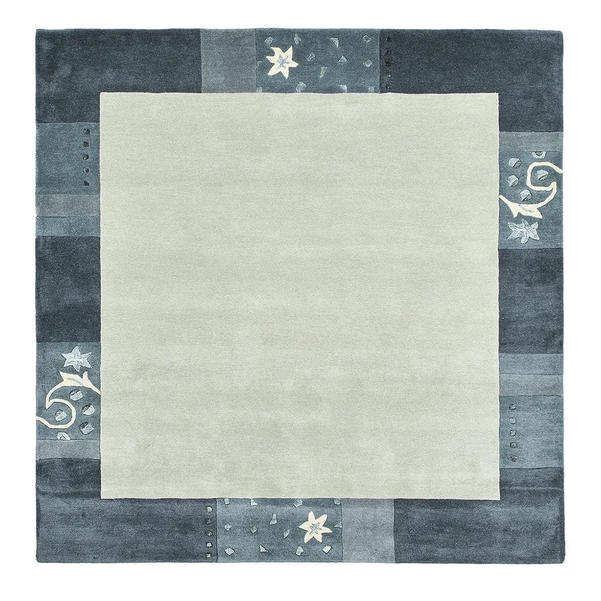 Wollteppich Royal Ganges | Silber