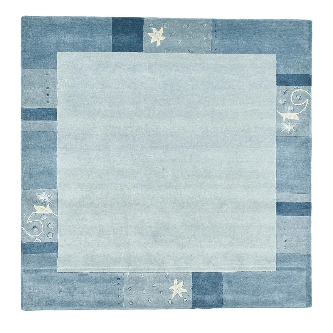 Wollteppich Royal Ganges | Blau