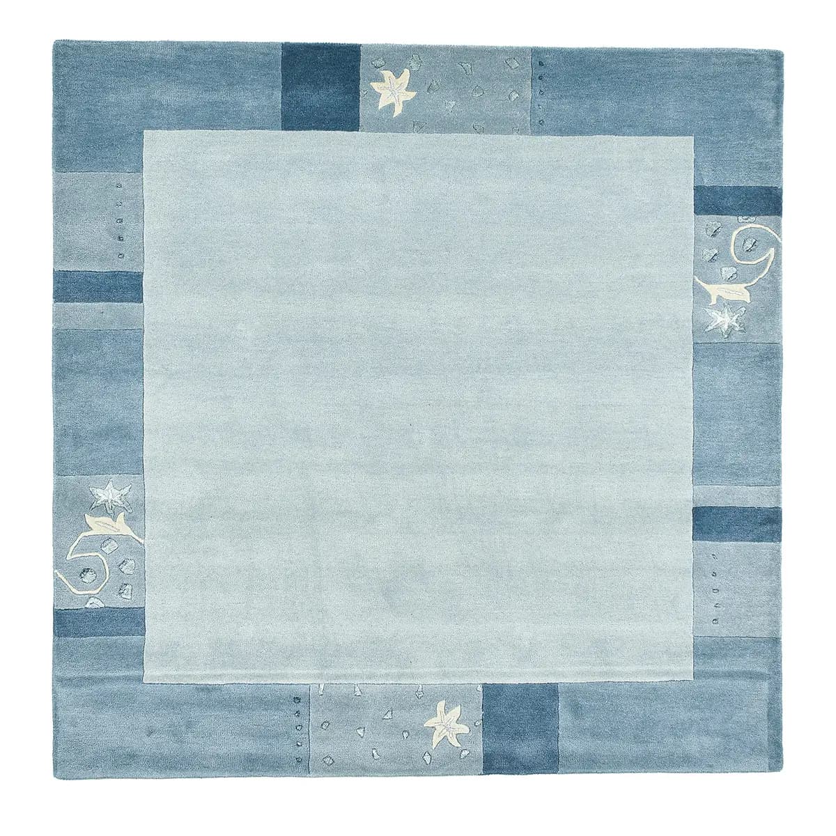 Wollteppich Royal Ganges | Blau