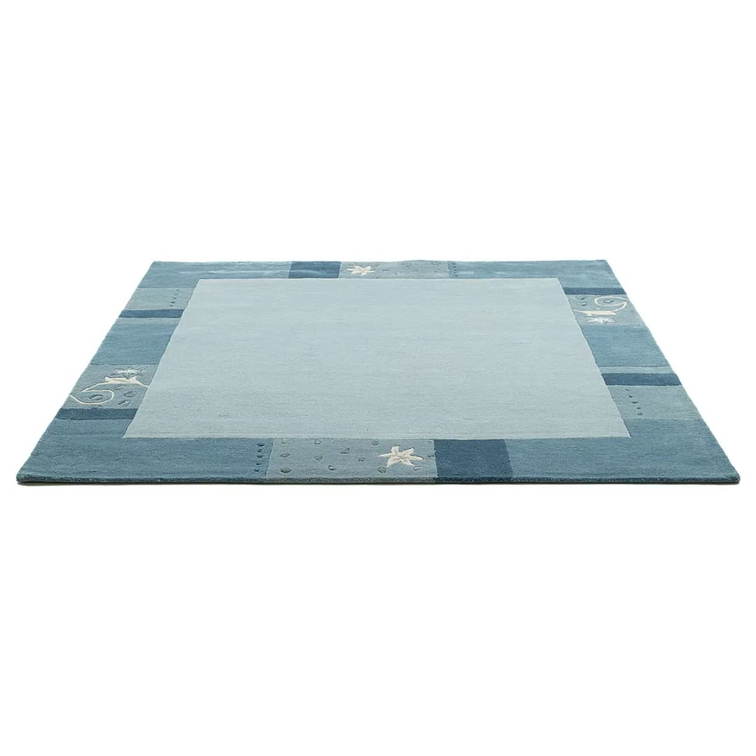 Wollteppich Royal Ganges | Blau