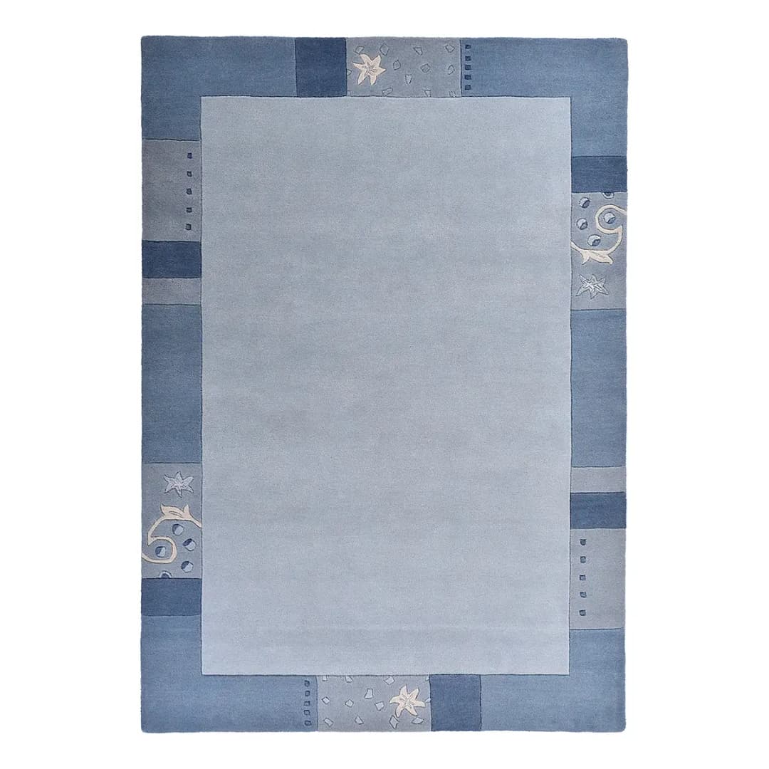 Wollteppich Royal Ganges | Blau