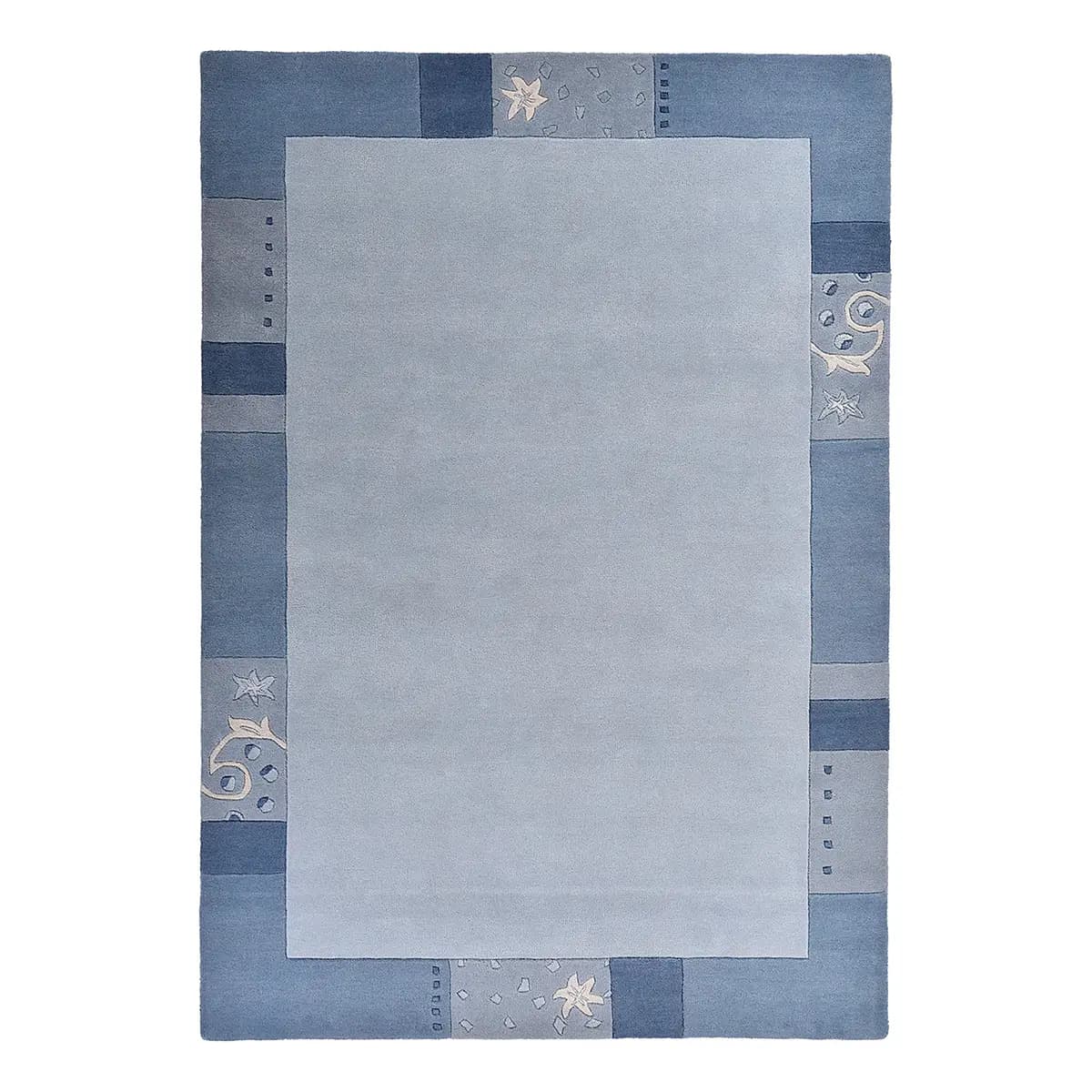 Wollteppich Royal Ganges | Blau