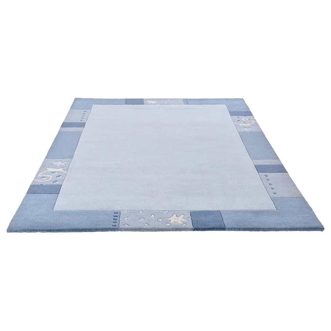 Wollteppich Royal Ganges | Blau