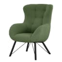 Sessel Newfield Grün Bouclé Stoff Nola | Grün