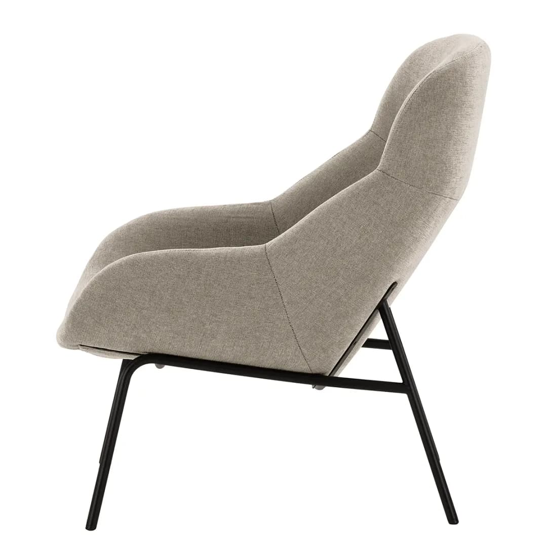 Sessel Tantia Grau Webstoff Scara | Grau