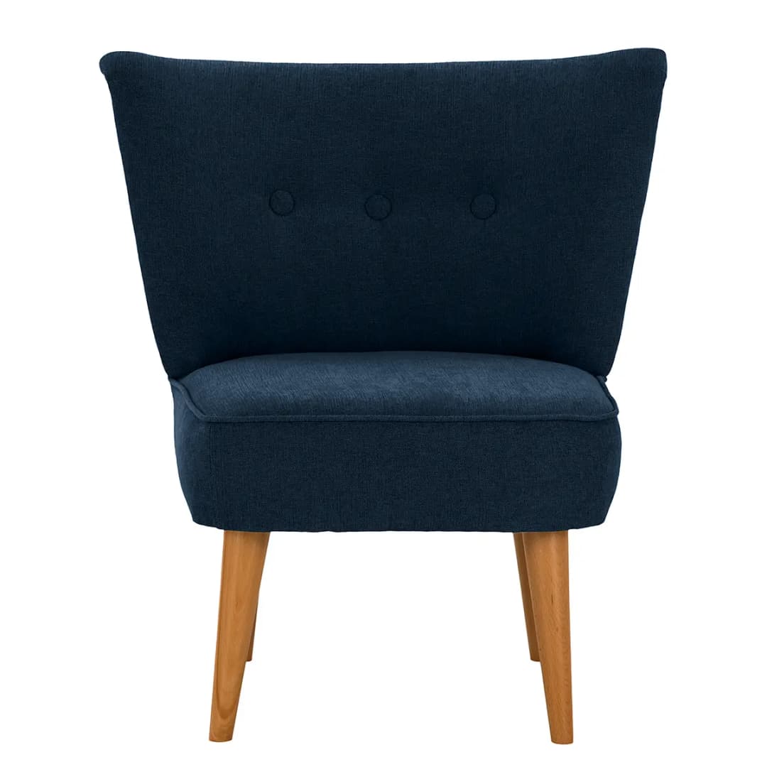 Sessel Blau Webstoff Scara | Blau