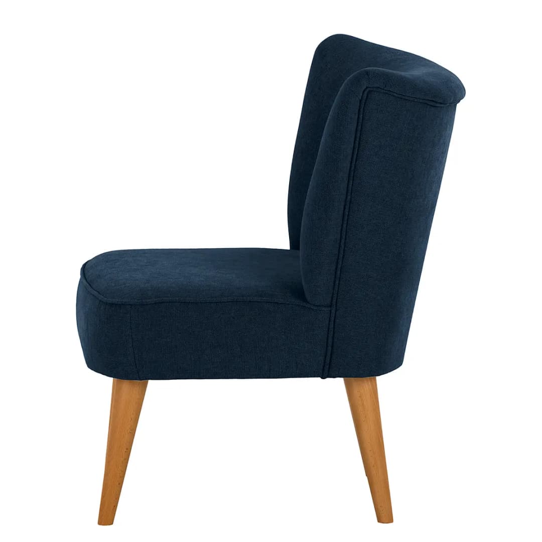 Sessel Blau Webstoff Scara | Blau