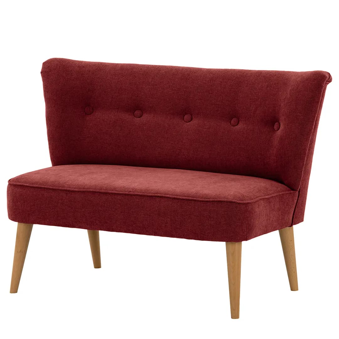 2-Sitzer Sofa Scara | Rot