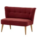 2-Sitzer Sofa Scara | Rot