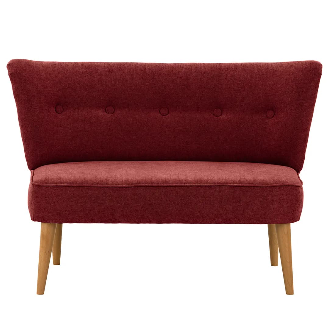 2-Sitzer Sofa Scara | Rot