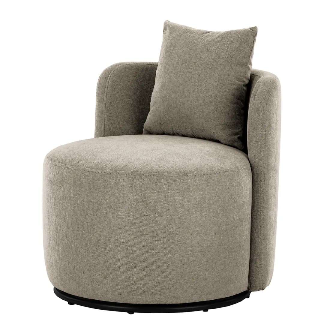 Sessel Pasao Grau Webstoff | Grau