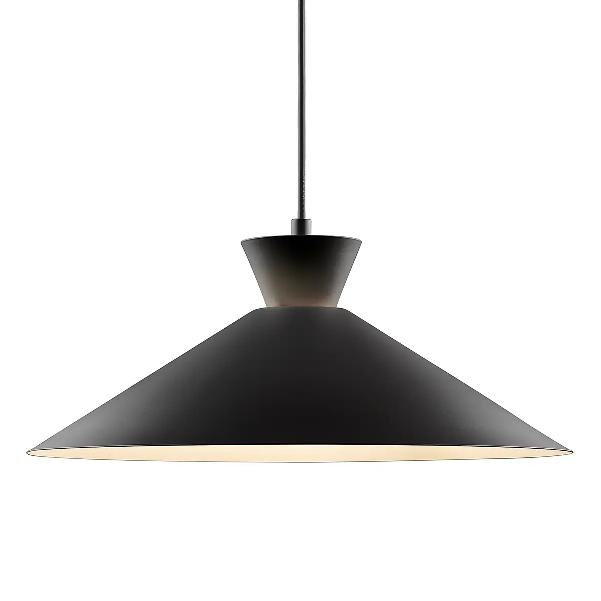 Pendelleuchte Dial Ø 25cm Schwarz/Schwarz | Schwarz
