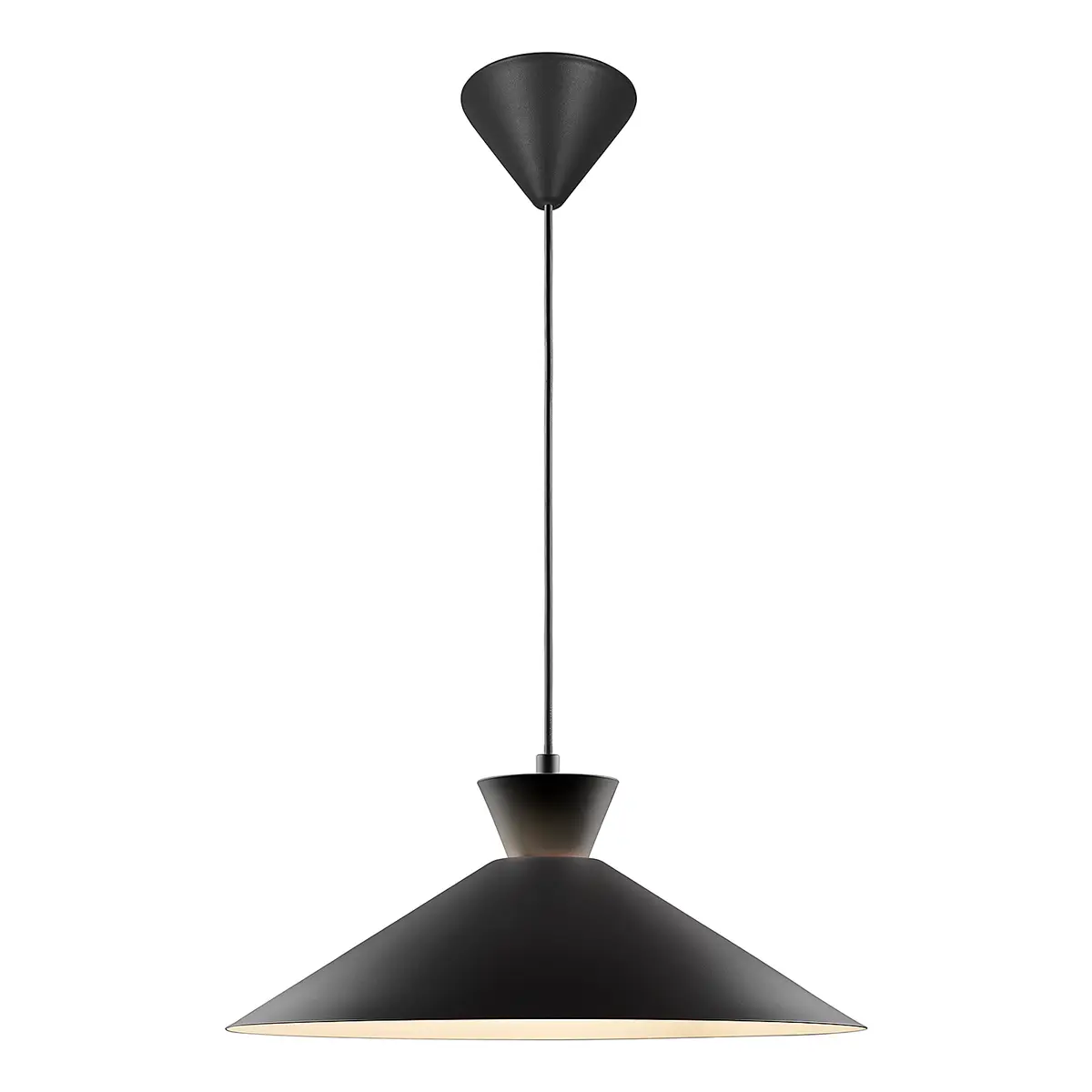 Pendelleuchte Dial Ø 25cm Schwarz/Schwarz | Schwarz