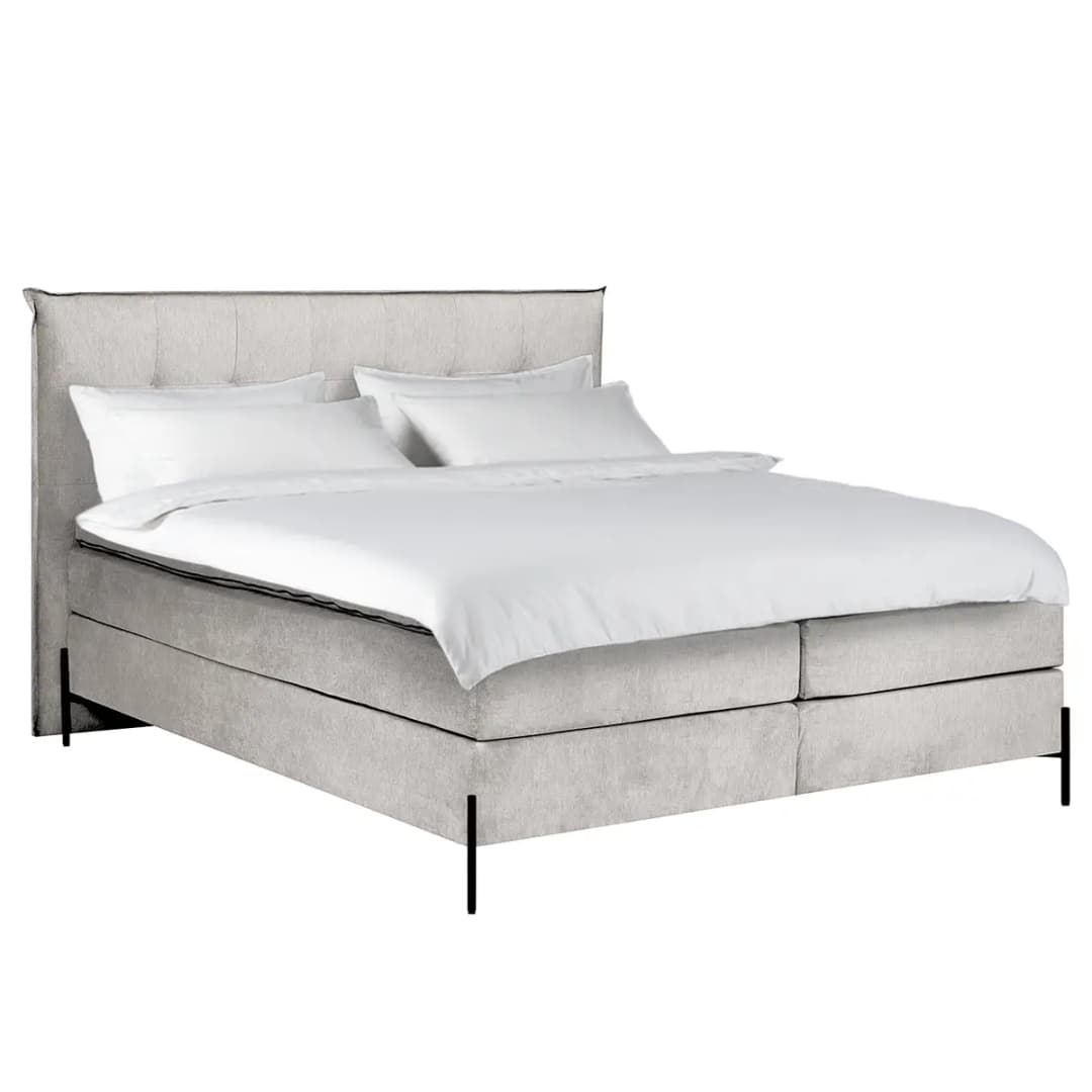 Boxspringbett Temre | Grau