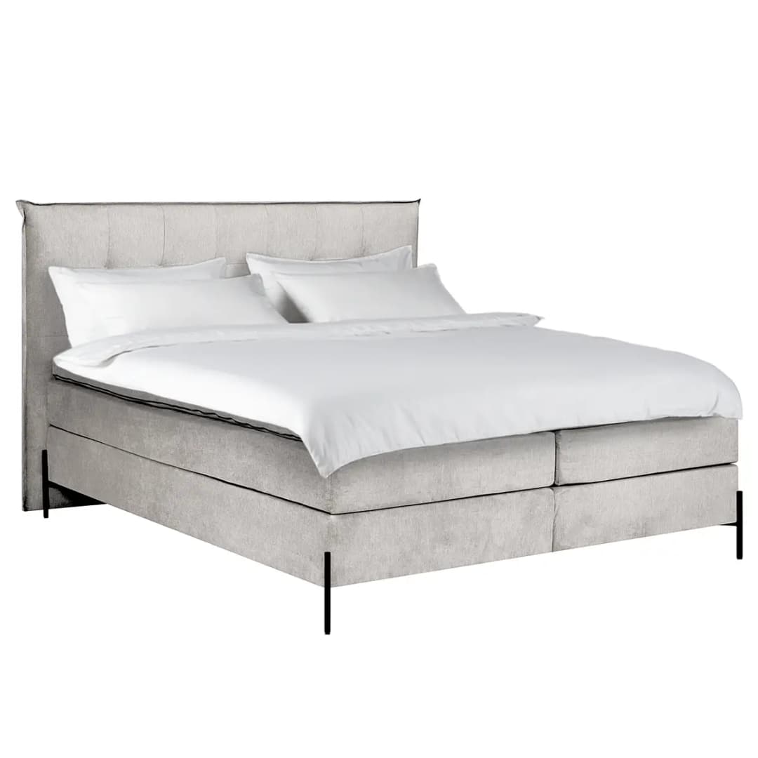 Boxspringbett Temre | Grau
