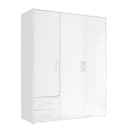 Drehtürenschrank Zajak | Weiß