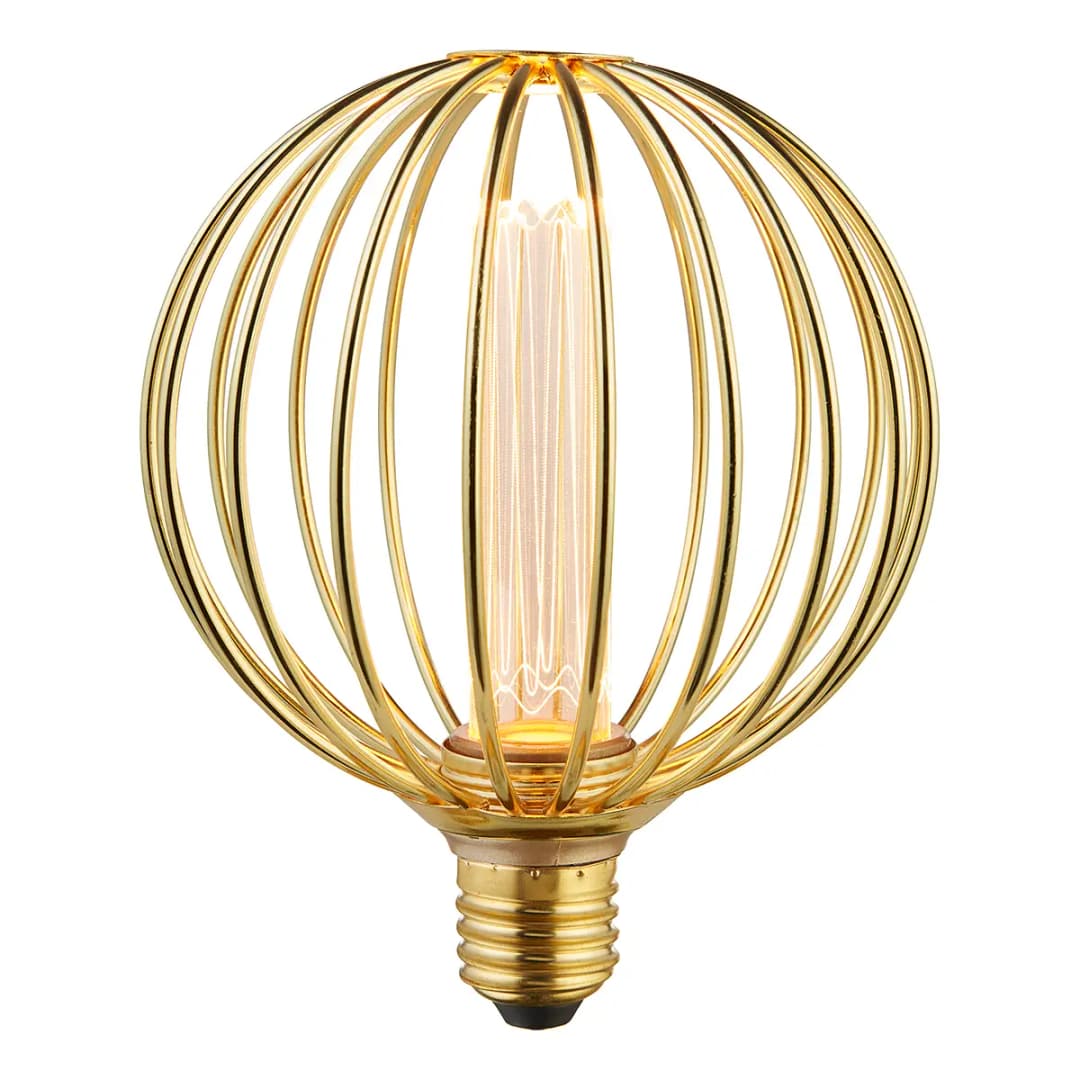 LED-Leuchtmittel Globe | Gold