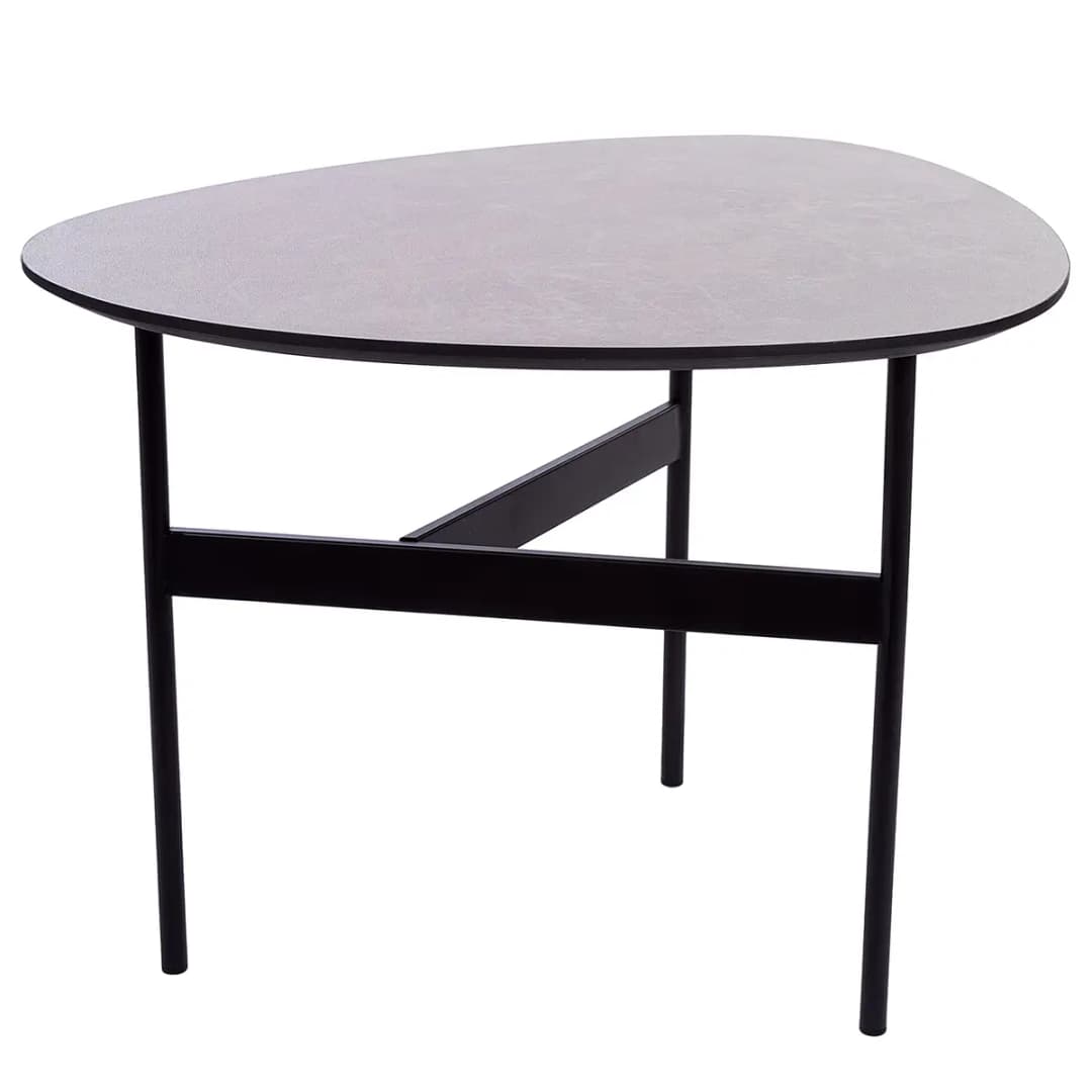 Beistelltisch Daniela 51 x 45cm Grau | Grau