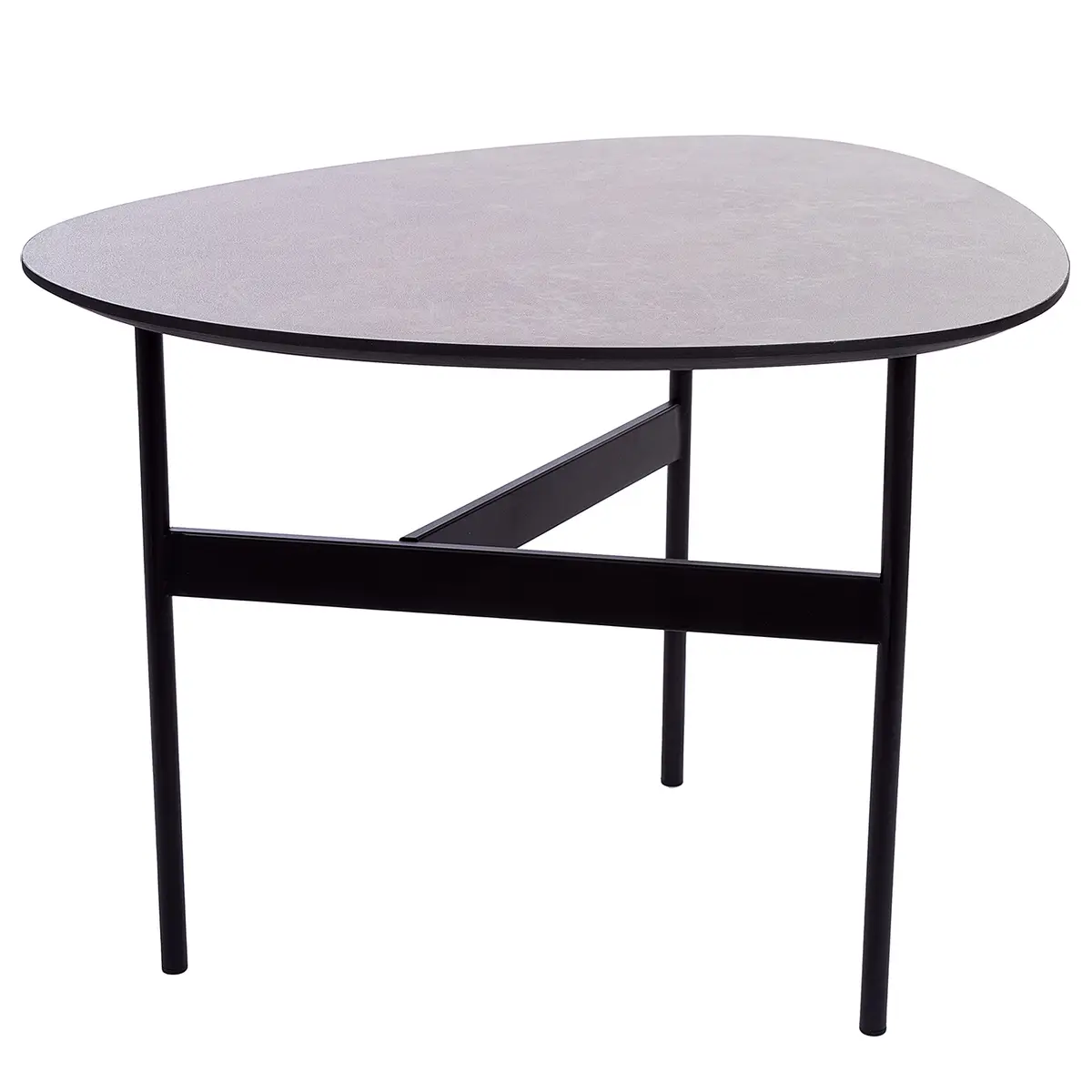 Beistelltisch Daniela 51 x 45cm Grau | Grau