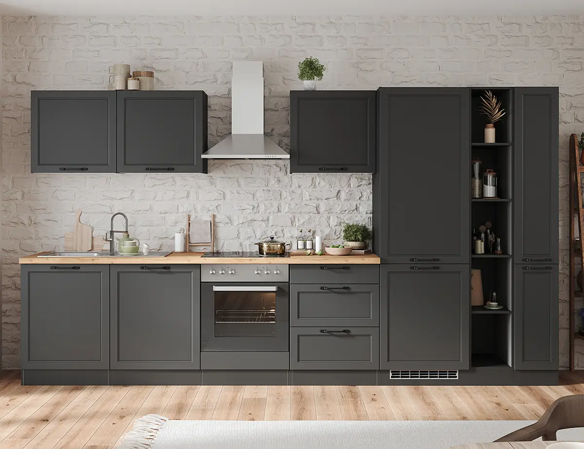Apothekerschrank Meran | Grau