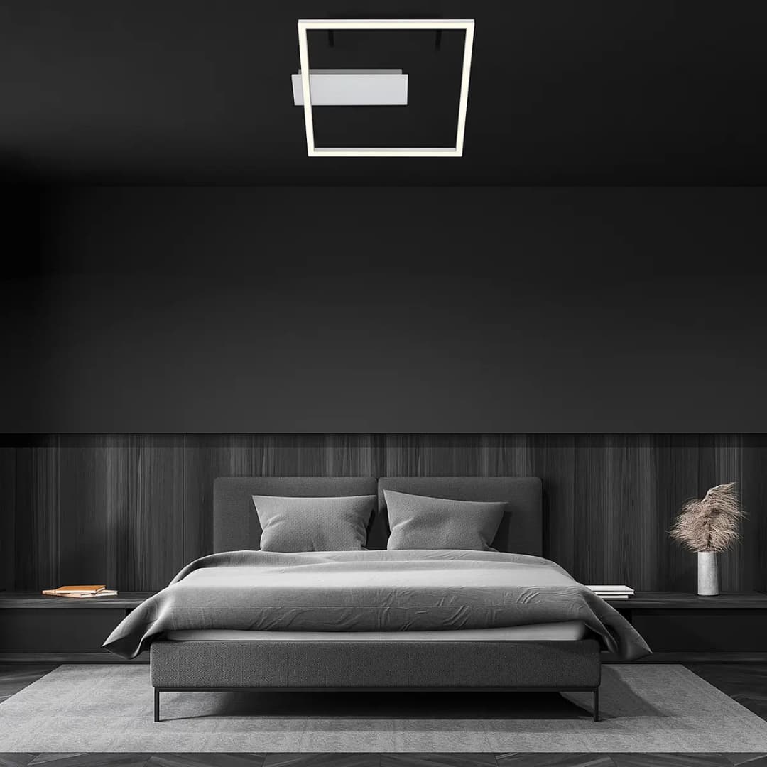 LED-Deckenleuchte Figa | Silber