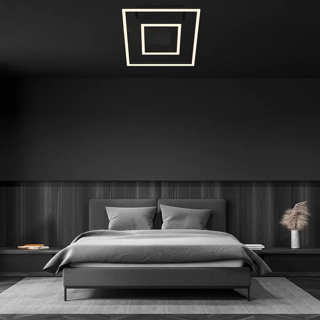 LED-Deckenleuchte Figa | Schwarz