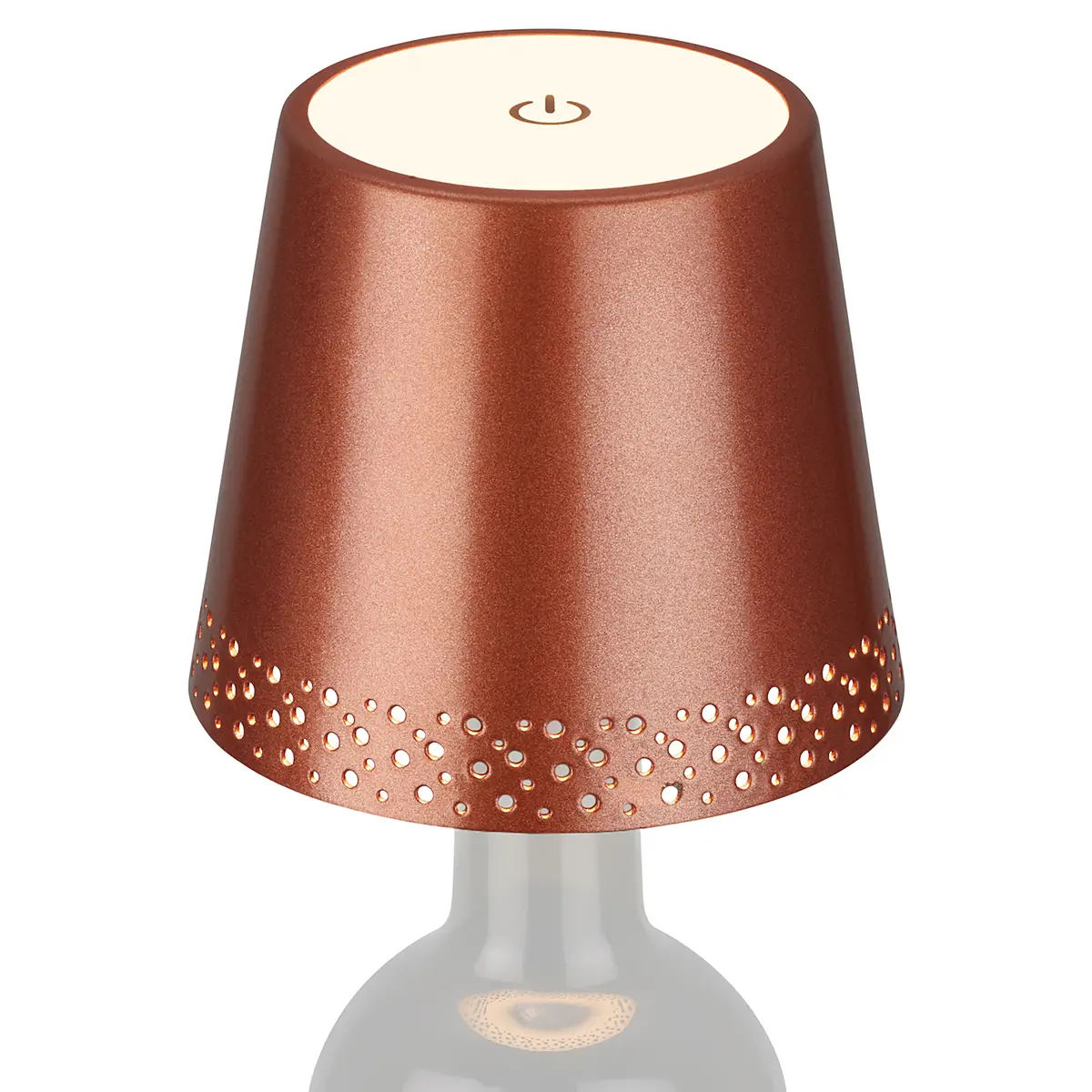 LED-Flaschenlicht Bairros | Kupfer