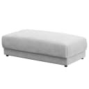 Polsterhocker Amila | Grau